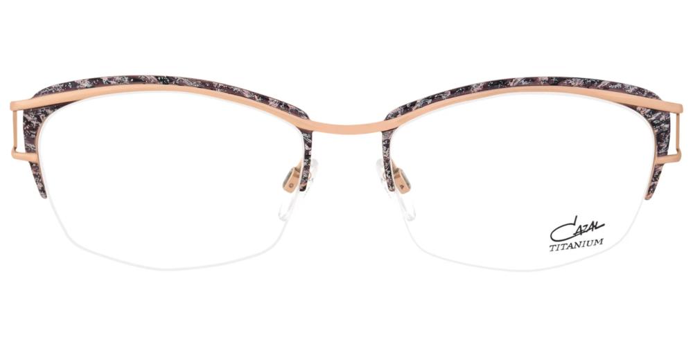 CAZAL 1281 Rose Gold Squared Eyeglasses