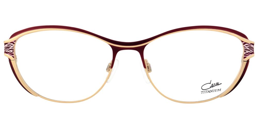 CAZAL 1282 Red Squared Eyeglasses