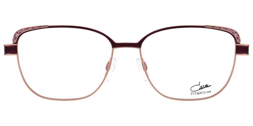 CAZAL 1283 Rose Gold Geometric Eyeglasses