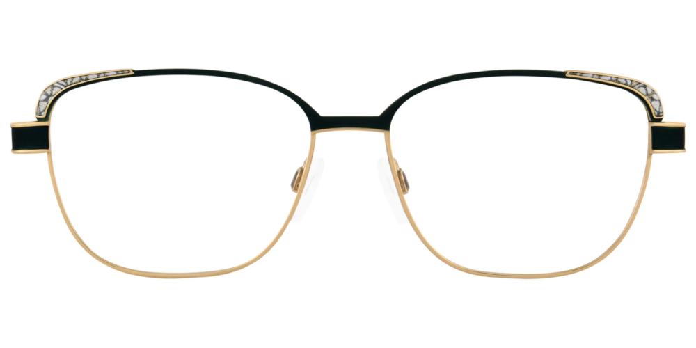 CAZAL 1283 Green Geometric Eyeglasses