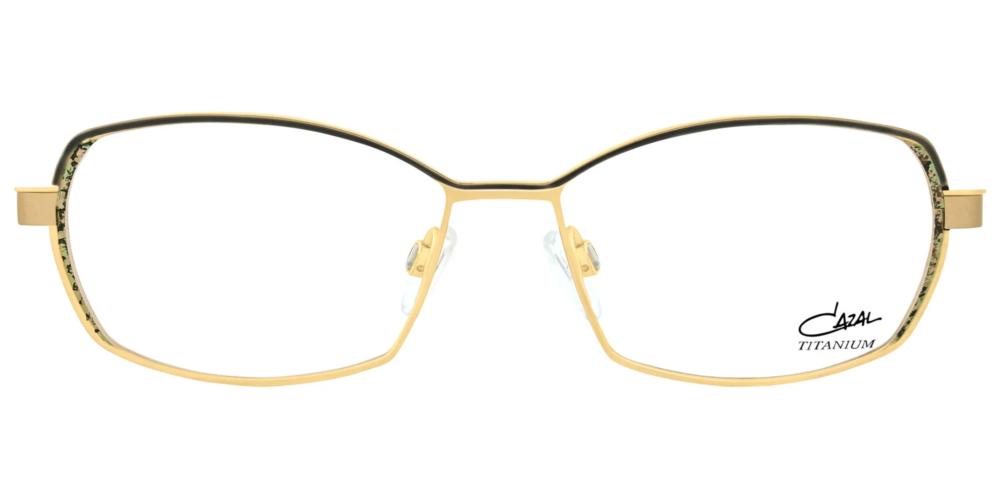 CAZAL 1288 Gold Squared Eyeglasses