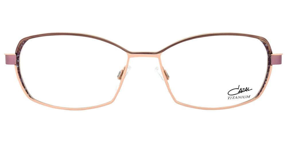 CAZAL 1288 Rose Gold Squared Eyeglasses