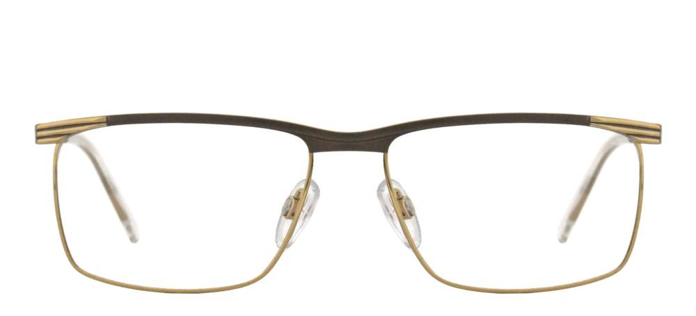 CAZAL 7085 Gold Geometric Eyeglasses