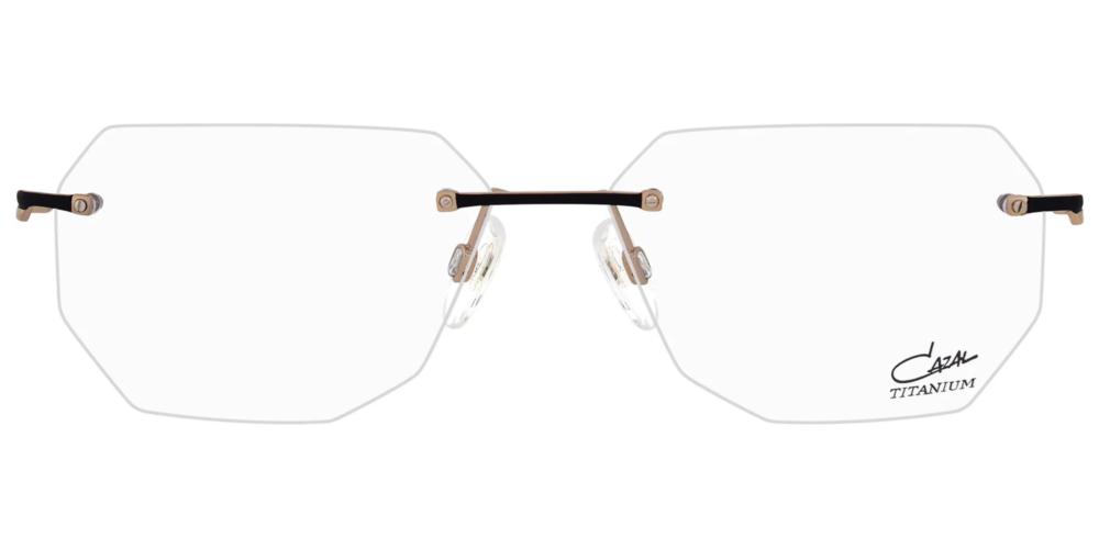 CAZAL 7102 Gold Squared Eyeglasses