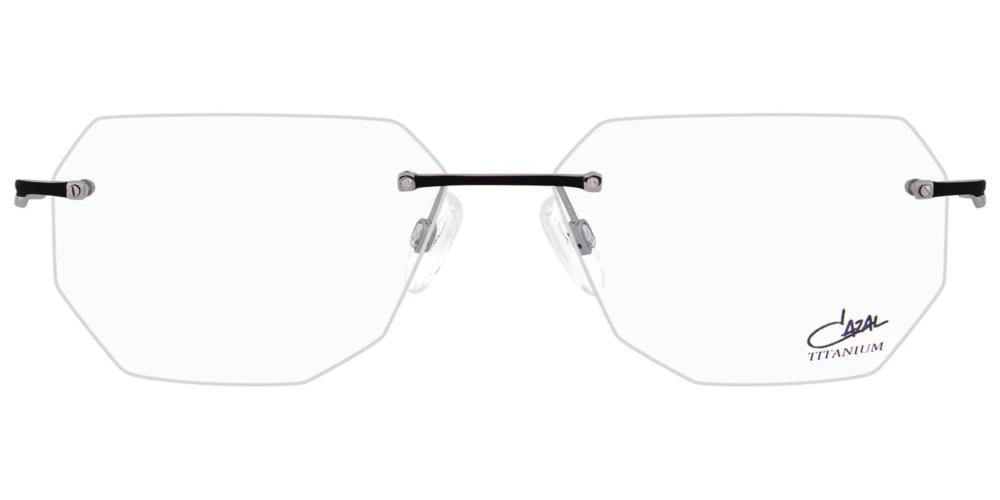 CAZAL 7102 Silver Squared Eyeglasses