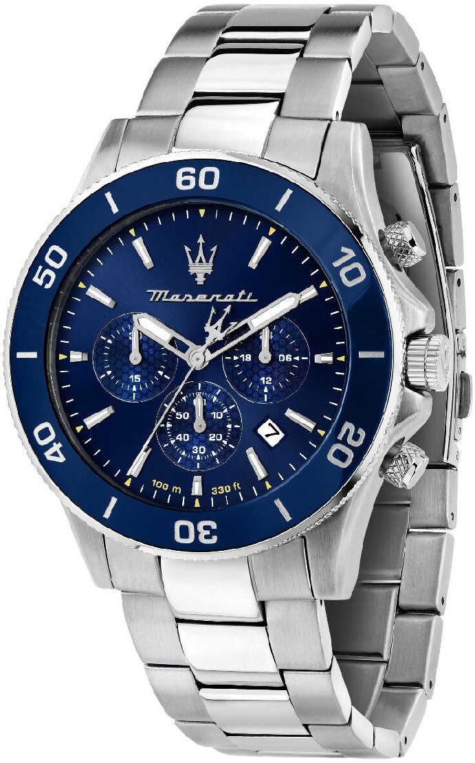 Maserati Competizione R8873600002 Men's Chronograph Watch Blue Dial