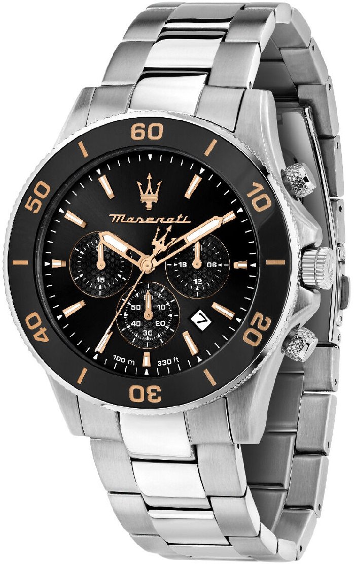Maserati Competizione R8873600003 Men's Chronograph Watch Black Dial
