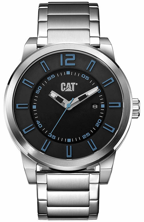 Men's CAT Caterpillar Hardware Black And Blue Steel Watch NK14111124