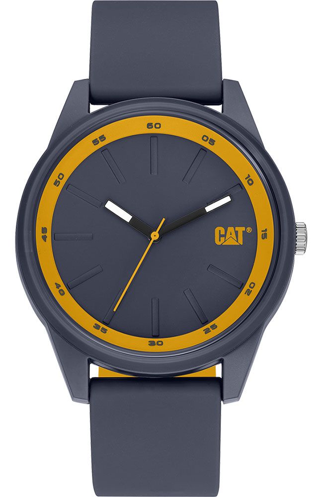 Men's CAT Caterpillar Insignia Gray Rubber Strap Watch LJ14024427