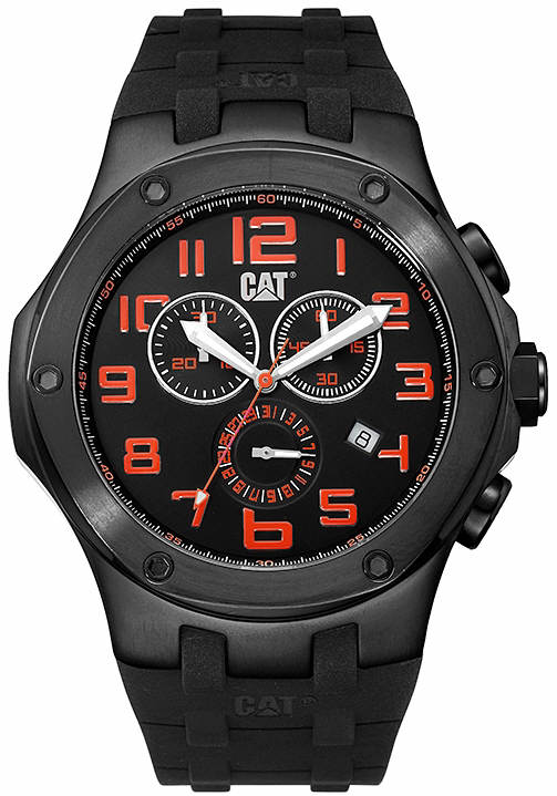 Men's CAT Caterpillar Navigo Chrono Black Chronograph Watch A716321118