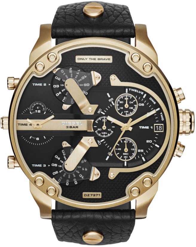 Men's Diesel Mr. Daddy 2.0 Oversized 4 Time Zone Watch DZ7371