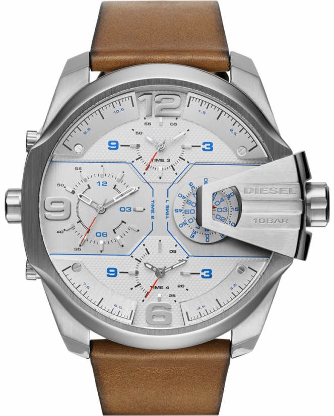 Men's Diesel Uber Chief Oversized 4 Time Zone Watch DZ7374