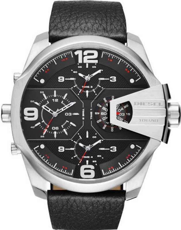 Men's Diesel Uber Chief Oversized 4 Time Zone Watch DZ7376