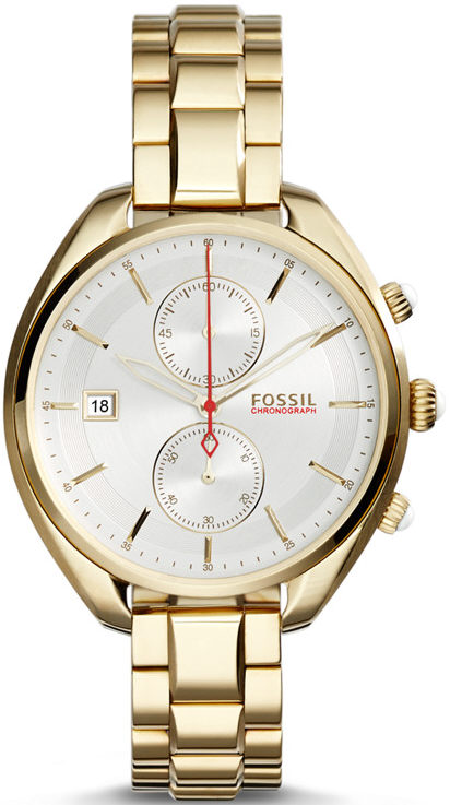 Women's Gold-Tone Fossil Land Racer Chronograph Watch CH2976