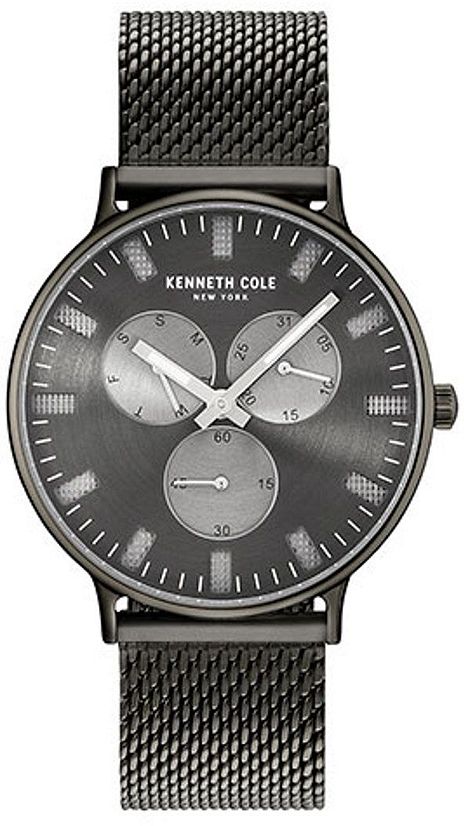 Men's Kenneth Cole Gunmetal Tone Steel  Multifunction 41mm Watch KC14946015