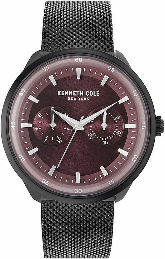 Men's Kenneth Cole New York Dress Sport Black Plated Watch KC50577004