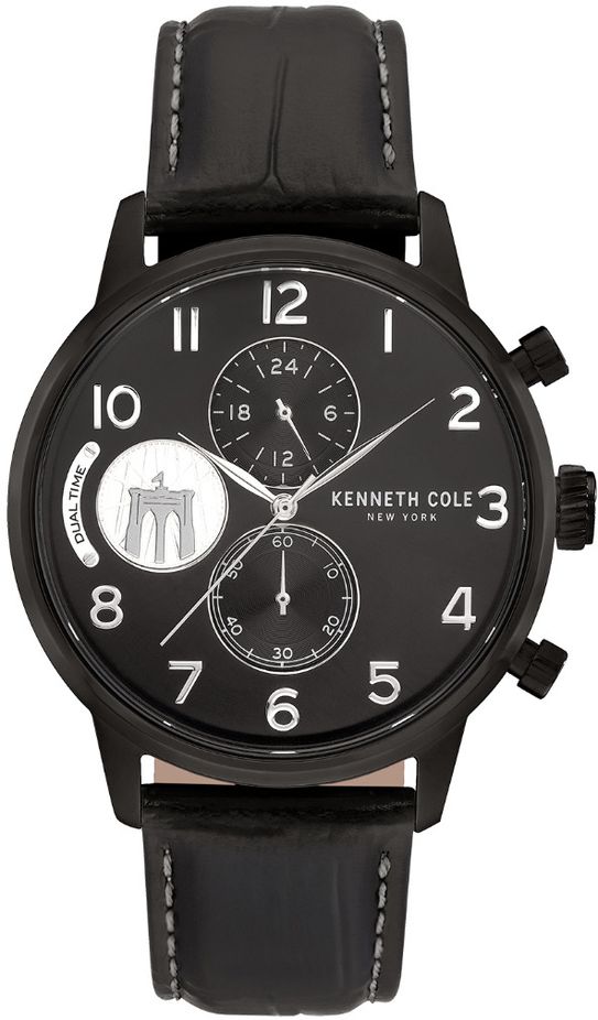 Men's Kenneth Cole Sport Black Dial Watch KC51019004