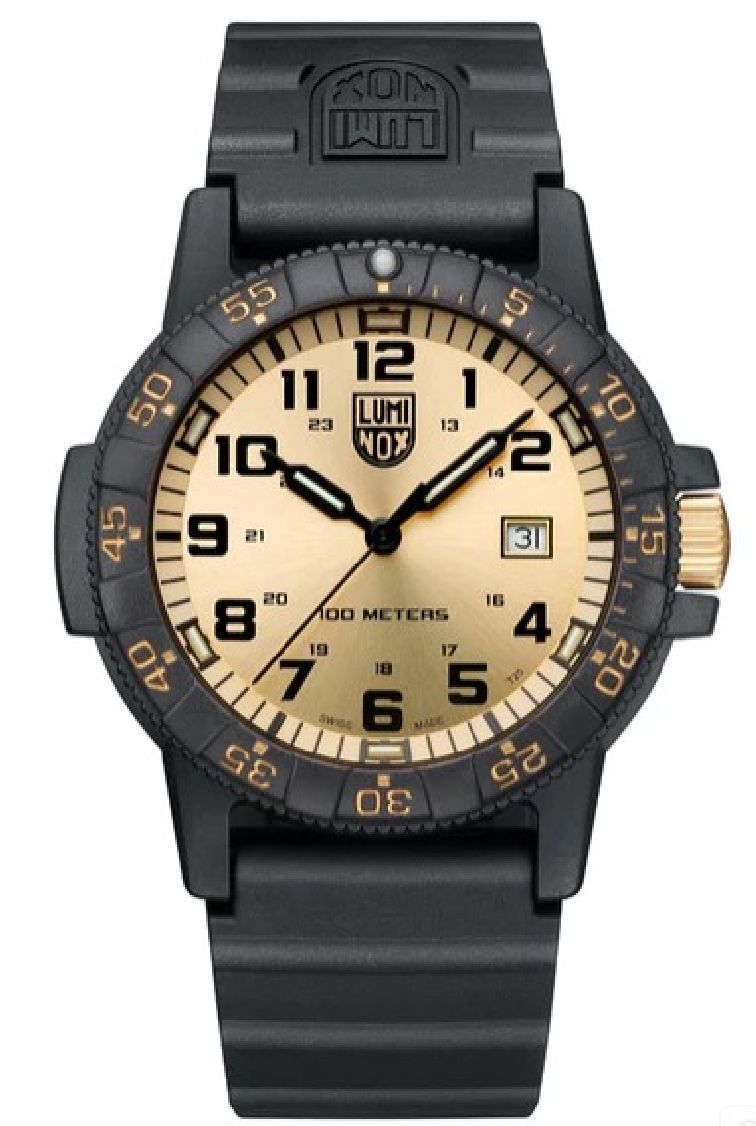 Men's Luminox Leatherback Sea Turtle Giant Black 44mm Watch XS.0325.GP