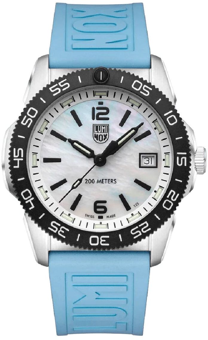 Men's Luminox Pacific Diver Ripple 39mm Steel Dive Watch XS.3124M