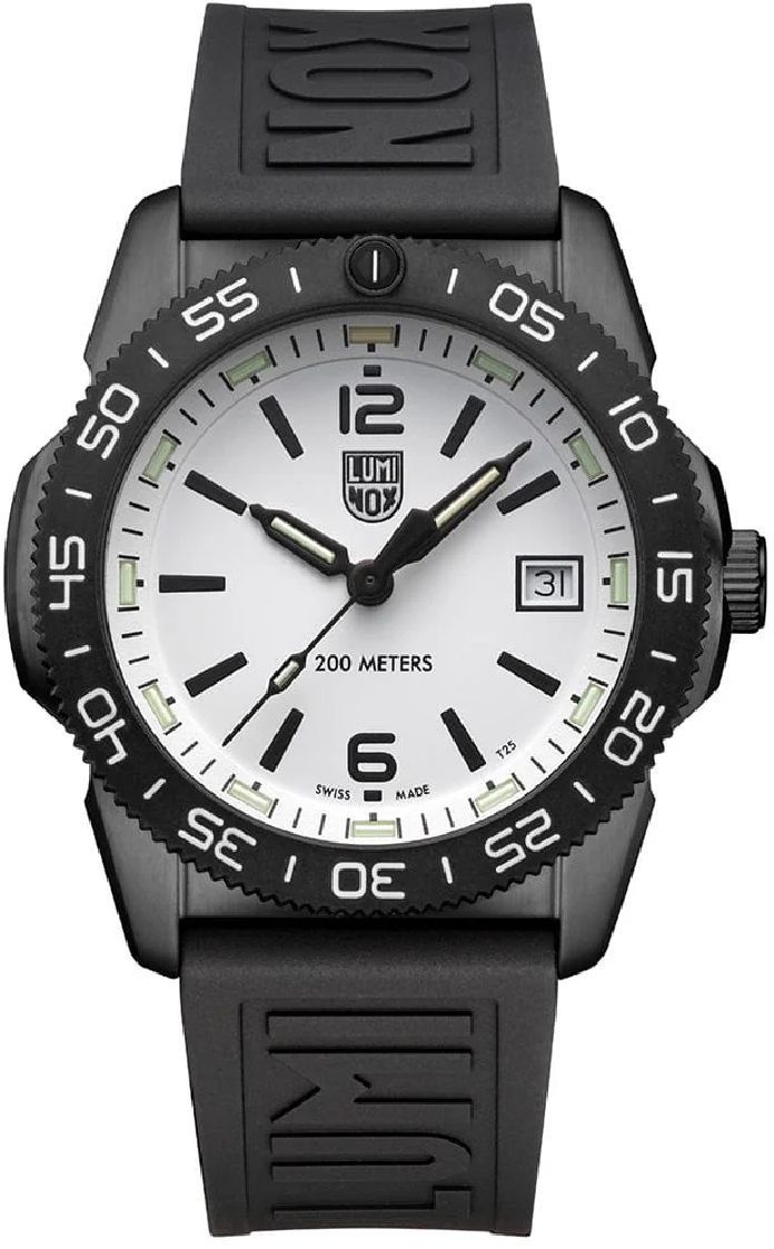 Men's Luminox Pacific Diver Ripple 39mm Steel Dive Watch XS.3127M