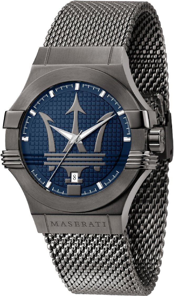 Men's Maserati Potenza R8853108005 Stainless Steel Blue Dial Watch