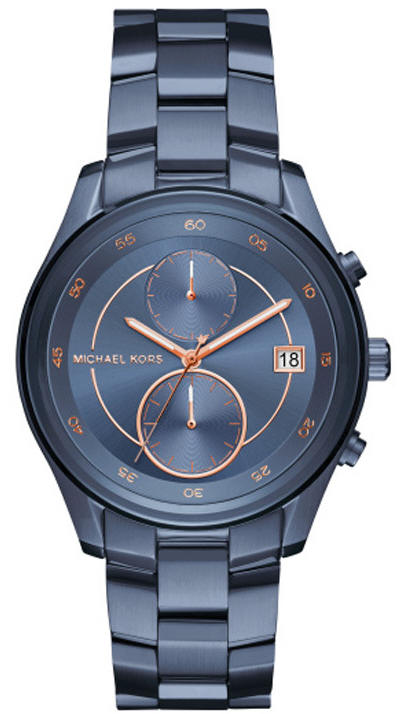 Men's Michael Kors Briar Navy Blue Multifunction Steel Watch MK6468