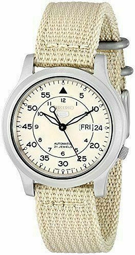 Men's Seiko 5 Automatic Day-Date Stainless Steel Watch SNK803 SNK803K2