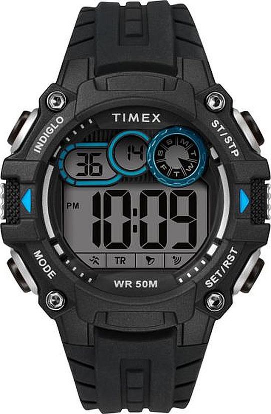 Men's Timex Digital Lifestyle Classic Digital Black Band Watch TW5M27300