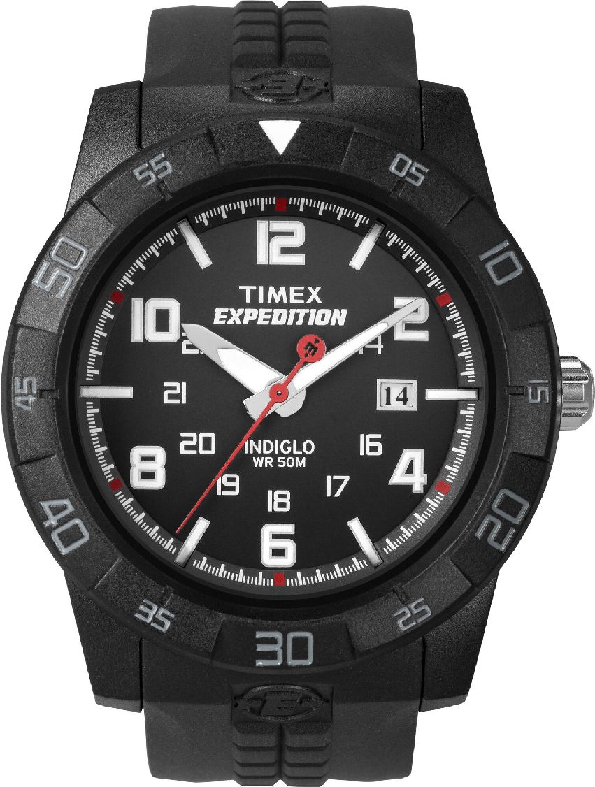 Men's Timex Expedition Camper 43mm Indiglo Black Watch T49831