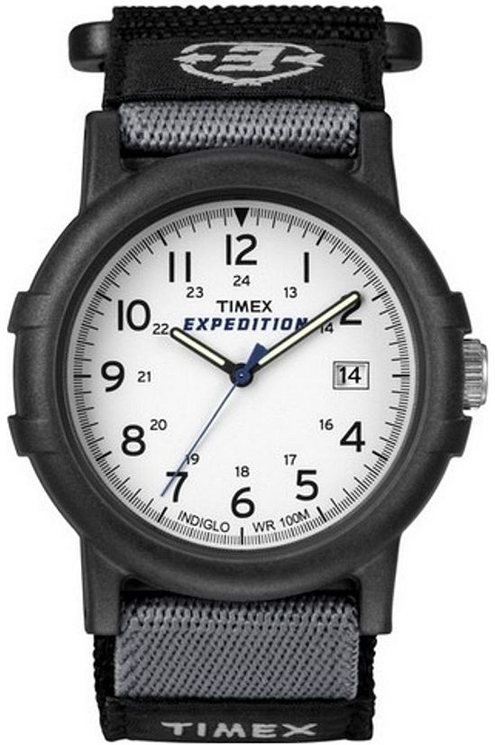 Men's Timex Camper Black Nylon Band Watch T49713 T497139j