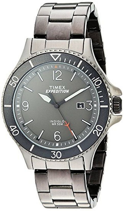 Men's Timex Expedition Ranger Grey Steel Link Band Watch TW4B10800