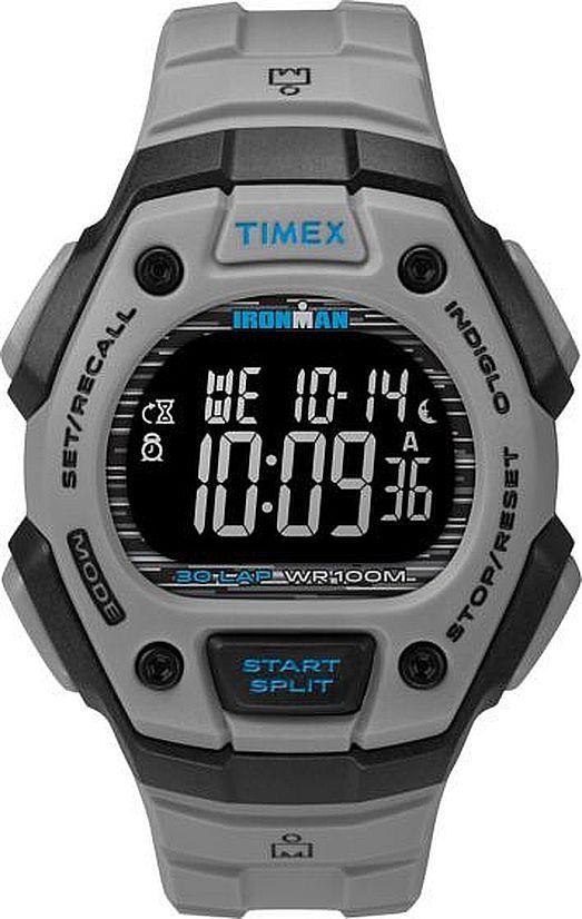 Men's Timex Ironman C30 Classic Digital Grey Band Watch TW5M24300