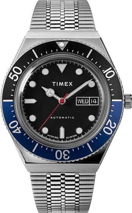 Men's Timex M79 Automatic Silver 40mm Watch TW2U29500