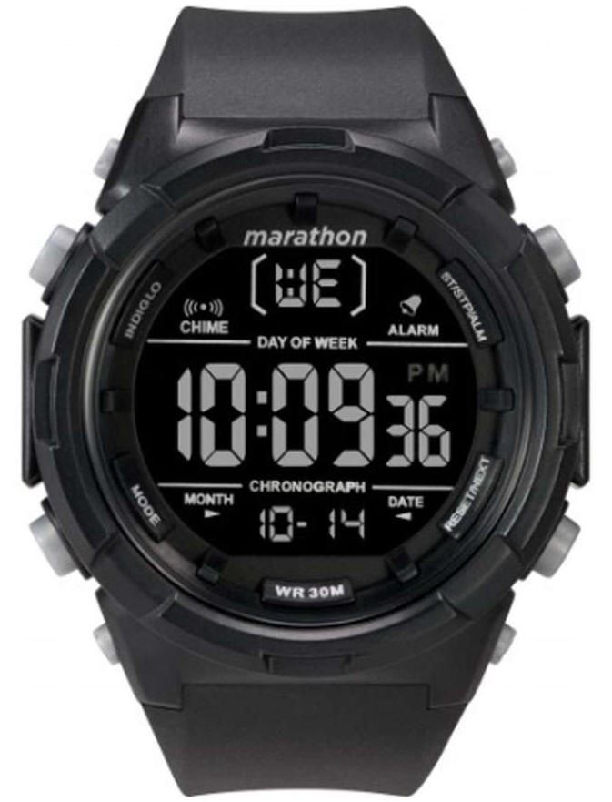 Men's Timex Marathon Quartz 21mm Silicone Band Watch TW5M22300 TW5M22300GP