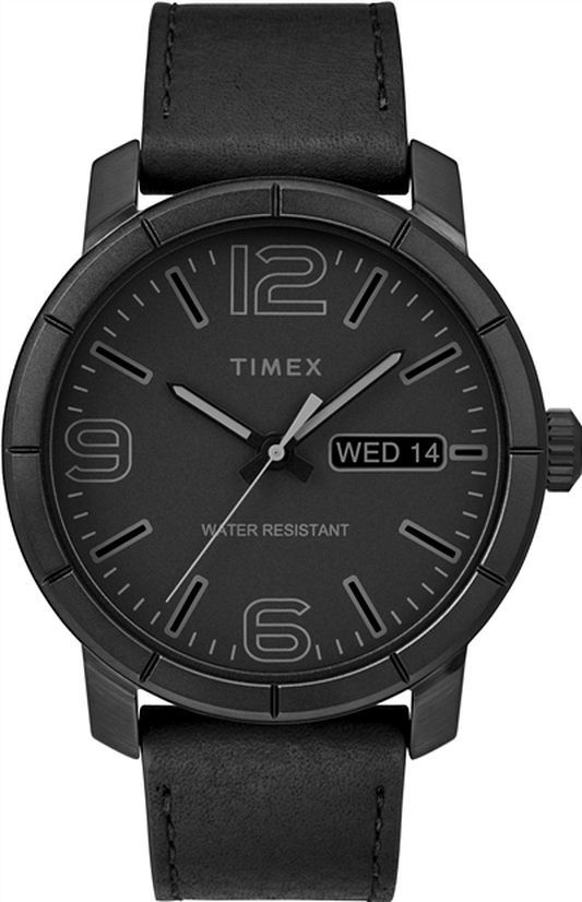 Men's Timex Mod 44 Black Dial Black Band Watch TW2R643009J