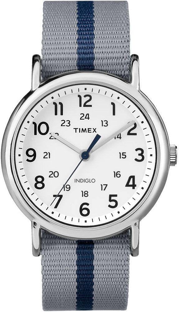 Men's Timex Weekender Nylon Stripe Strap Watch TW2P72300