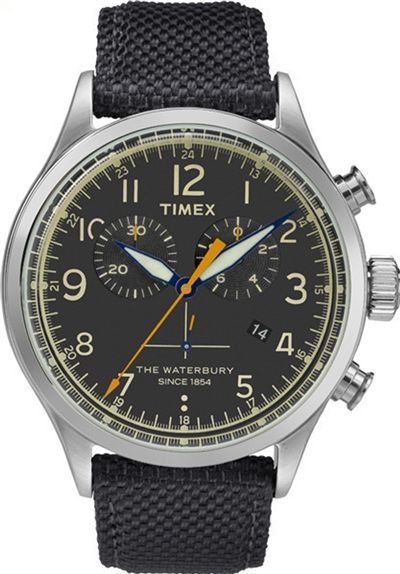 Men's Timex Waterbury 21mm Canvas Band Watch TW2R38200