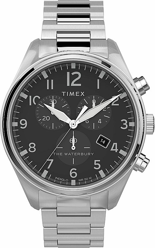 Men's Timex Waterbury Chronograph Steel Watch TW2T70300