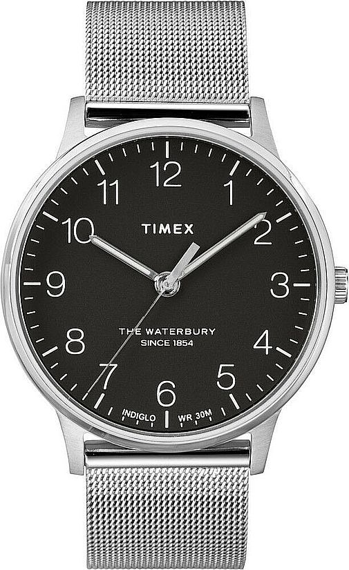 Men's Timex Waterbury Silver Stainless Steel Watch TW2R71500