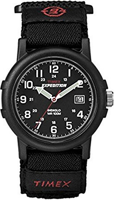 Men's Timex Expedition Camper Black Nylon Band Watch T40011 T400119J