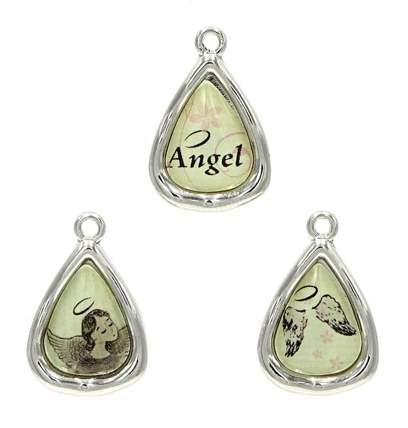teardropangelcharms_lrg.jpg Teardrop Shaped Angel Charm Set