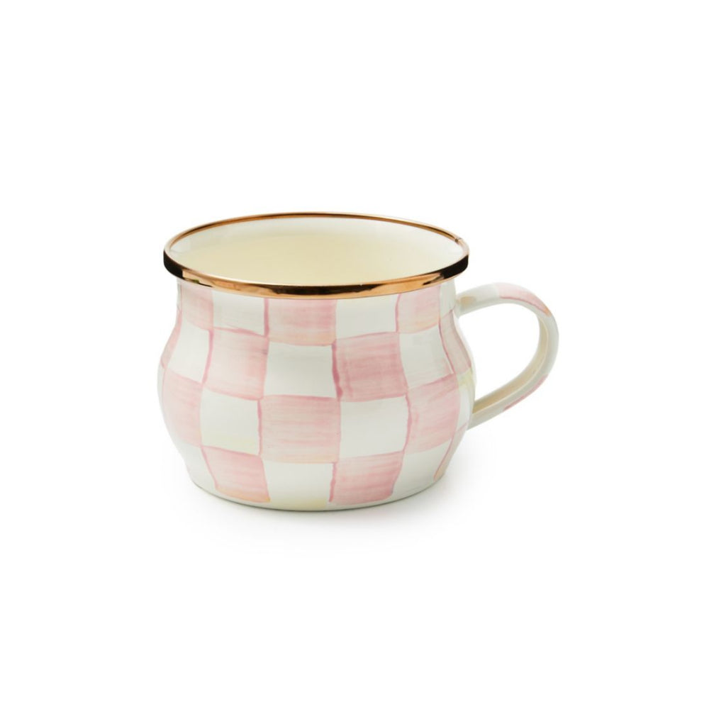 MacKenzie-Childs Rosy Check Teacup