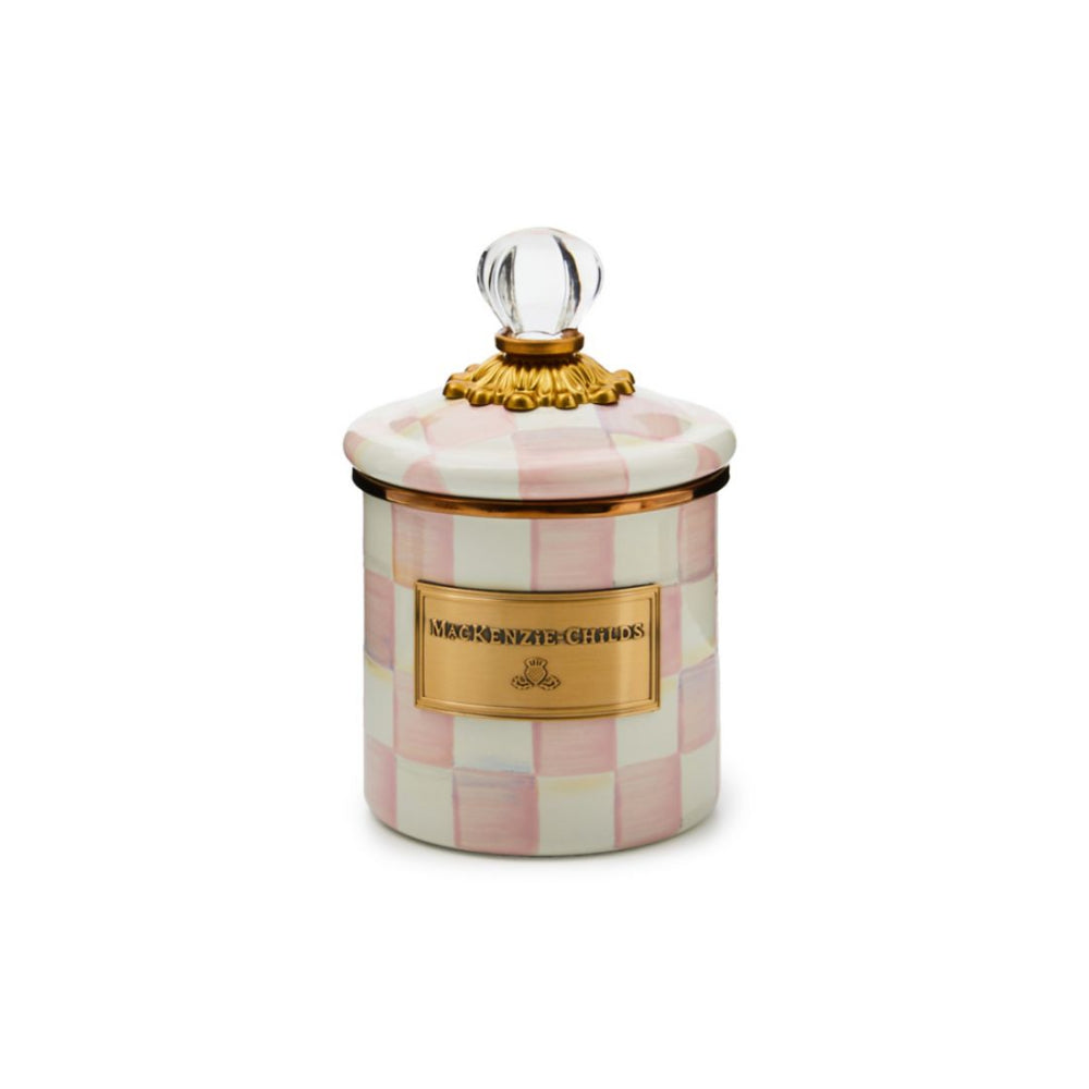MacKenzie-Childs Rosy Check Canister