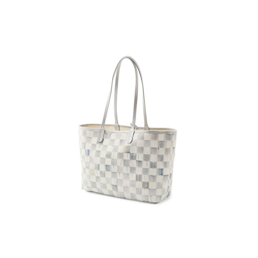MacKenzie-Childs Sterling Check Marche Tote