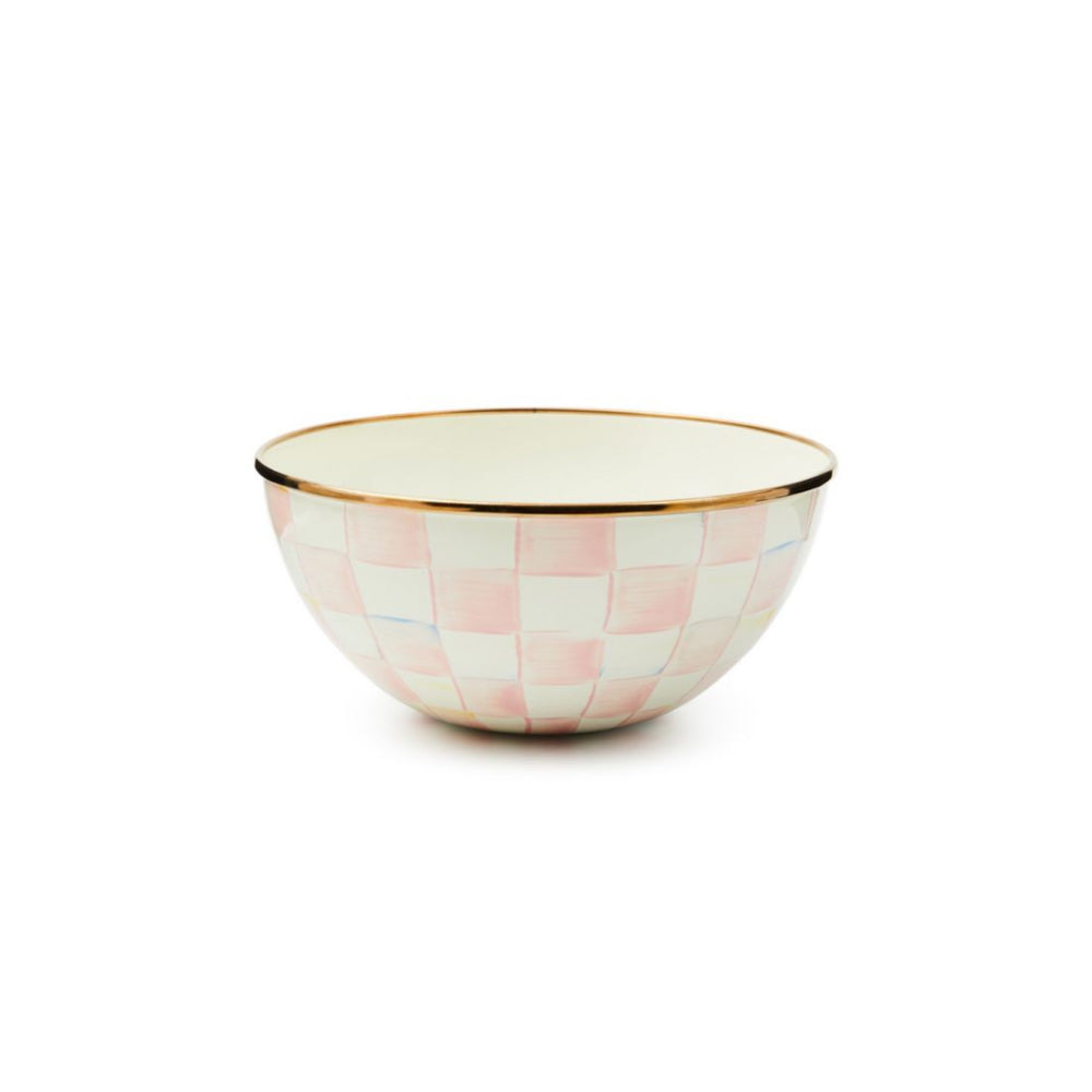 MacKenzie-Childs Rosy Check Everyday Bowl