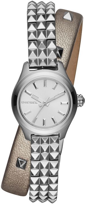 Women's Diesel Mini Kray Kray Steel Stud Watch DZ5527