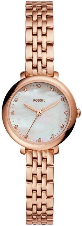 Women's Fossil Jacqueline Rose Gold Steel Watch ES4031