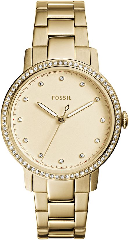 Women's Fossil Neely Gold Tone Steel Crystallized Watch ES4289