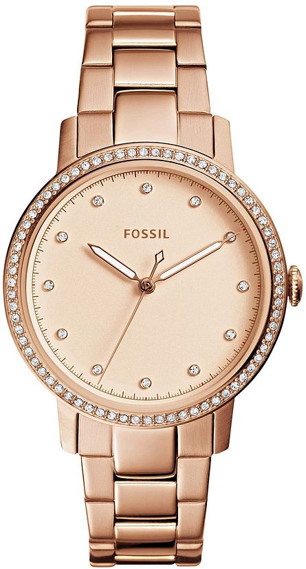 Women's Fossil Neely Rose Gold Tone Crystallized Watch ES4288