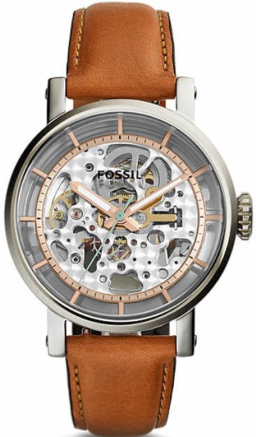 Women's Fossil Original Boyfriend Automatic Skeleton Watch ME3109